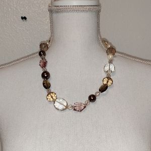 Brown Bow necklace